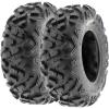 imageSunF PowerII ATV ampamp GoKart Mini Bike Tires 145706 14x66 6 PR Tubeless A051 Set of 416x87 18x958
