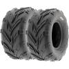 imagePair of 2 SunF A004 ATV GoKarts 145706 AT offroad Tires Trail ampamp Track 6 PR Tubeless20x1010