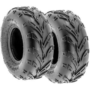 imagePair of 2 SunF A004 ATV GoKarts 145706 AT offroad Tires Trail ampamp Track 6 PR Tubeless145706