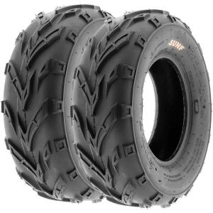 imagePair of 2 SunF A004 ATV GoKarts 145706 AT offroad Tires Trail ampamp Track 6 PR Tubeless16x78