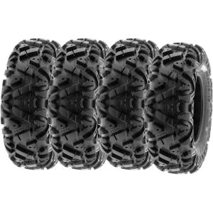 imageSUNF 28x1112 28x11x12 All Terrain Tires ATV UTV 6 PR POWER I A033  SET of 4 black LCF1A033281112X4