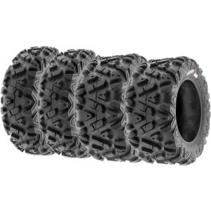 imageSet of 4 SunF PowerI ATV UTV allterrain Tires 25x812 Front ampamp 25x1012 Rear 6 PR Tubeless A03323x811  24x1011