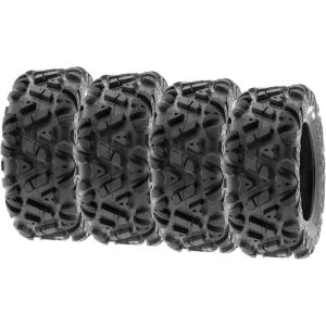 imageSunF 24x1012 24x10x12 All Terrain Tires ATV UTV 6 PR POWER I A033  SET of 4