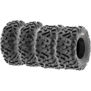 imageSunF PowerII ATV ampamp GoKart Mini Bike Tires 145706 14x66 6 PR Tubeless A051 Set of 419x78  22x1010
