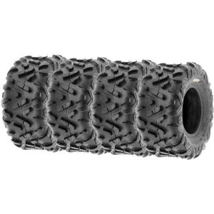 imageSunF PowerII ATV ampamp GoKart Mini Bike Tires 145706 14x66 6 PR Tubeless A051 Set of 422x1010  22x1010
