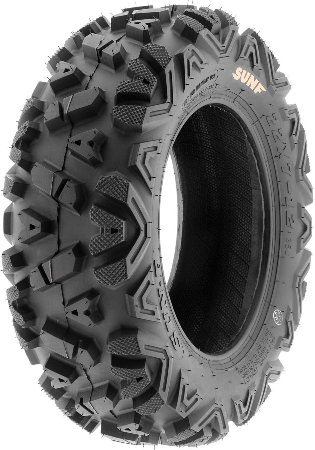 image2 Front 24x812 2 Rear 24x1012 SunF ATV UTV All Terrain Tires Tubeless 6 Ply Rating A033  Power I