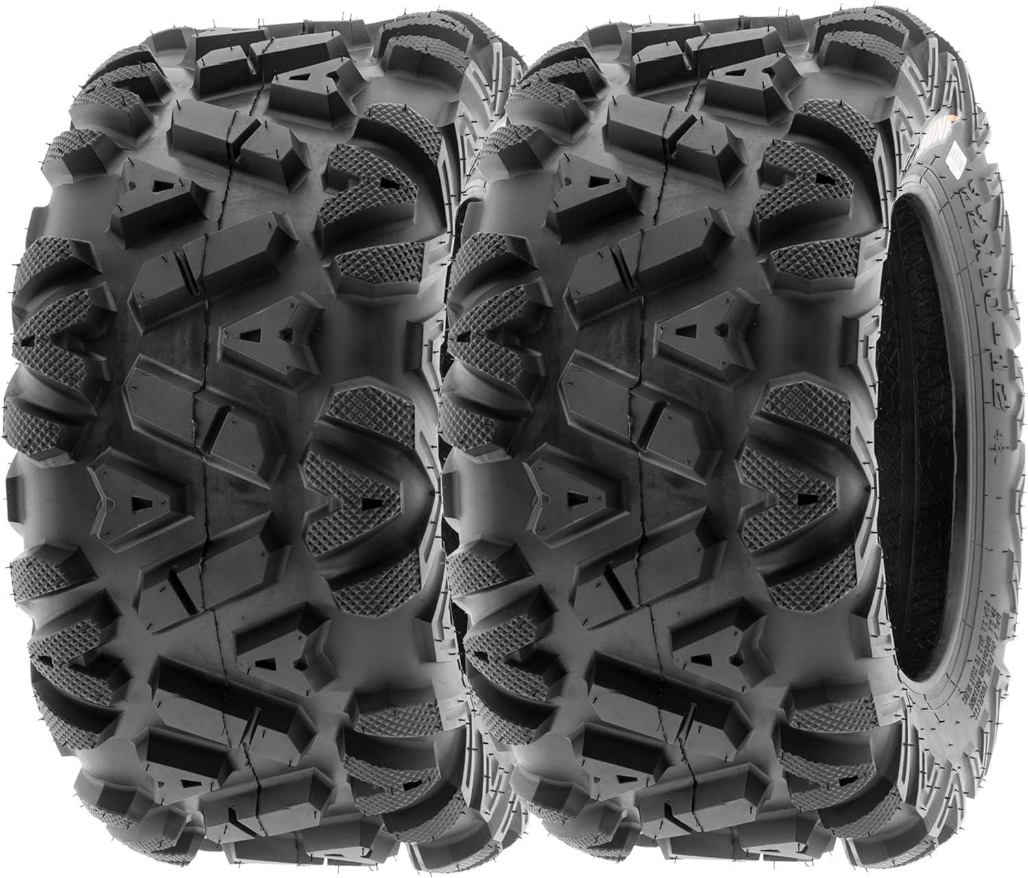 image2 Front 24x911 2 Rear 24x1011 SunF ATV UTV All Terrain Tires Tubeless 6 Ply Rating A033  Power I