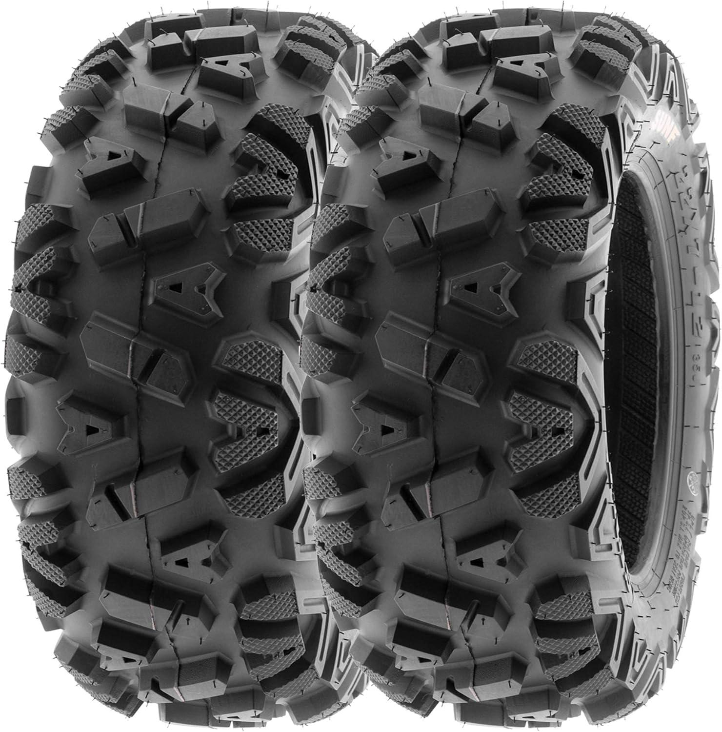 image2 Front 24x911 2 Rear 24x1110 SunF ATV UTV All Terrain Tires Tubeless 6 Ply Rating A033  Power I