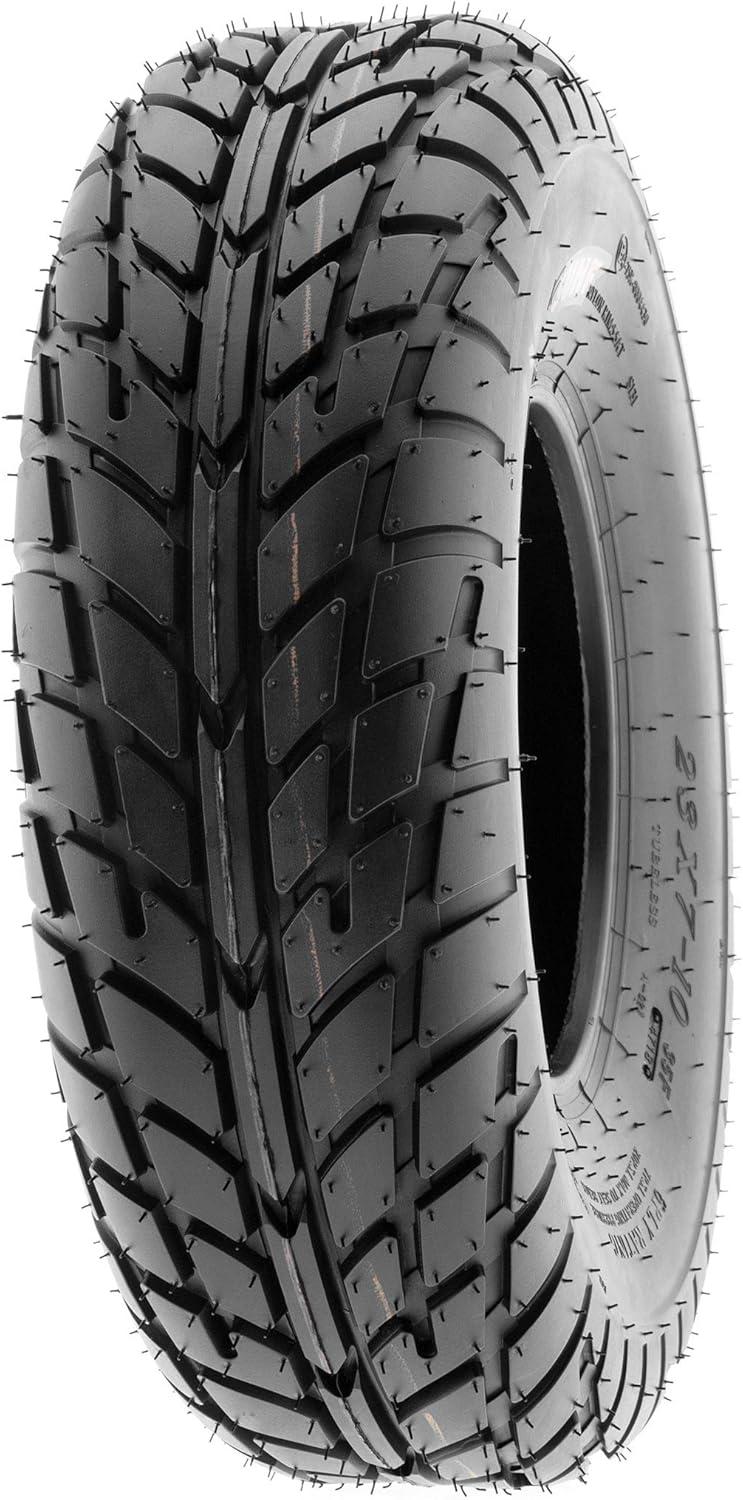 image2SunF 19x78 ATV UTV Tires 19x7x8 Tubeless 6 Ply for 8 Rims  A021 black