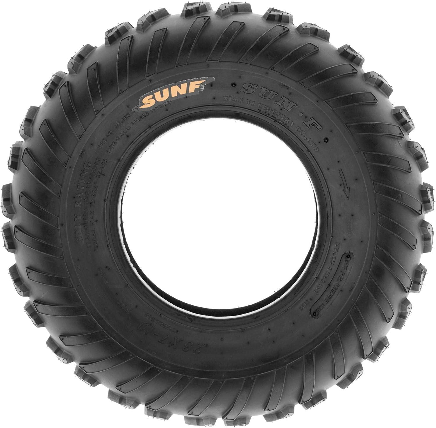 imagePair of 2 SunF A007 18x77 ATV GoKart SportPerformance Tires 4 PR Tubeless23x710