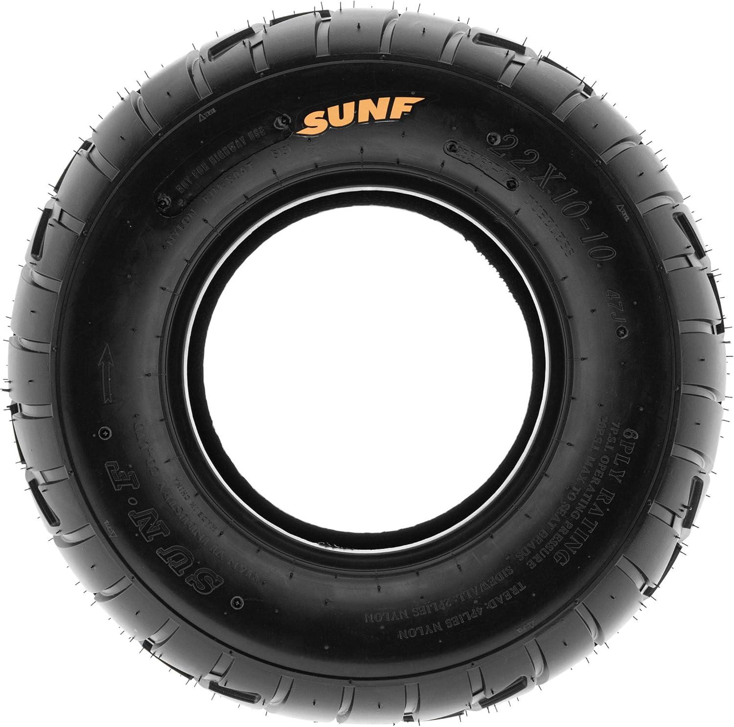 imagePair of 2 SunF A021 TT Sport ATV UTV Dirt ampamp Flat Track Tires 19x78 6 PR Tubeless17x910 2254510