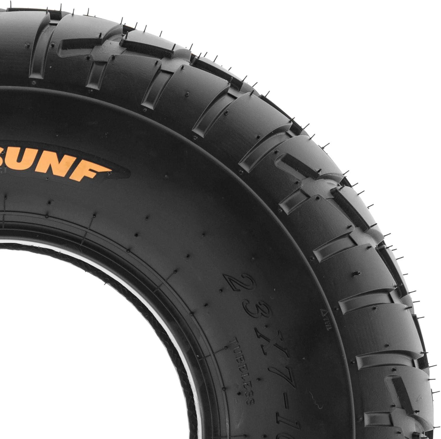 imagePair of 2 SunF A021 TT Sport ATV UTV Dirt ampamp Flat Track Tires 19x78 6 PR Tubeless19x610