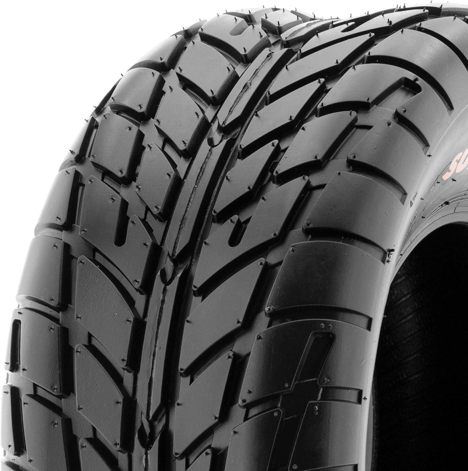 imagePair of 2 SunF A021 TT Sport ATV UTV Dirt ampamp Flat Track Tires 19x78 6 PR Tubeless25x1110