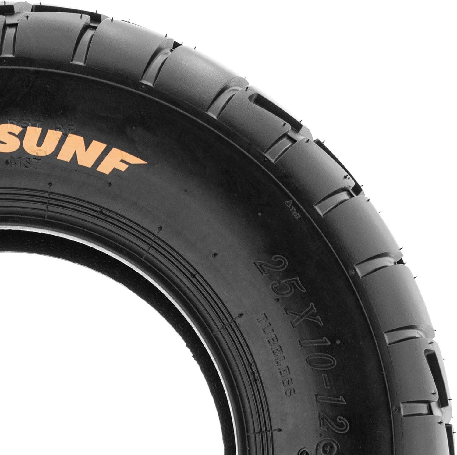 imagePair of 2 SunF A021 TT Sport ATV UTV Dirt ampamp Flat Track Tires 19x78 6 PR Tubeless26x1014