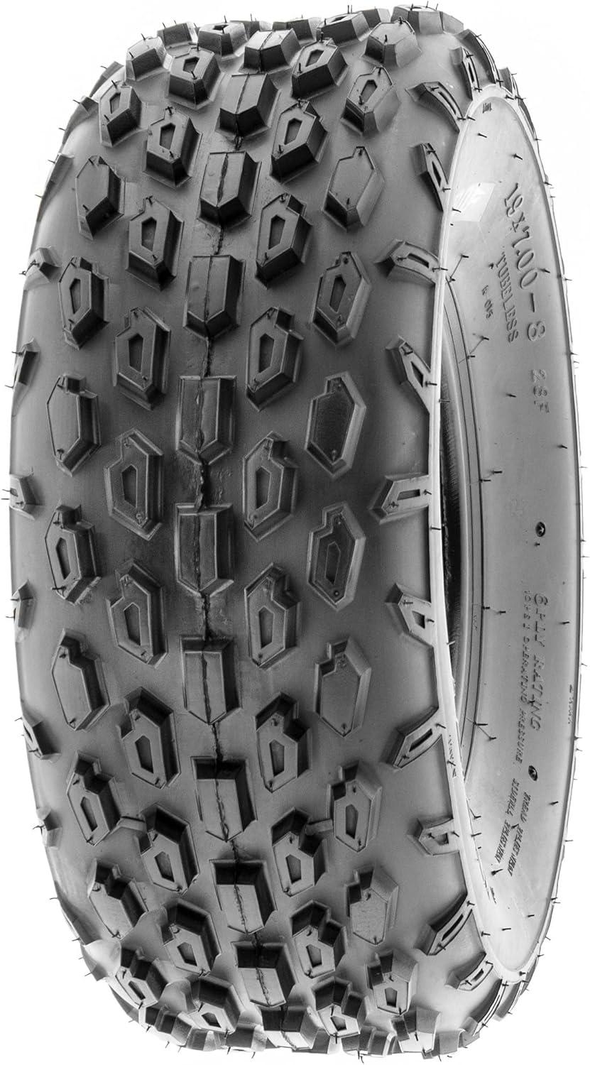 imageSUNF 19x78 18x958 Light Weight ATV UTV Knobby Tire 6 PR A015  BUNDLE black