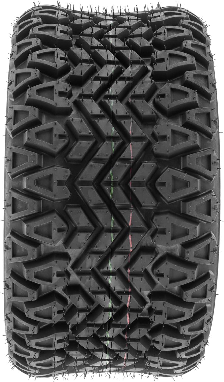 imageSet of 2 SunF 25x10512 25x105x12 ATV UTV Tires 4 Ply Golf Cart Lawn Mower Quad G003  Rims NOT included 