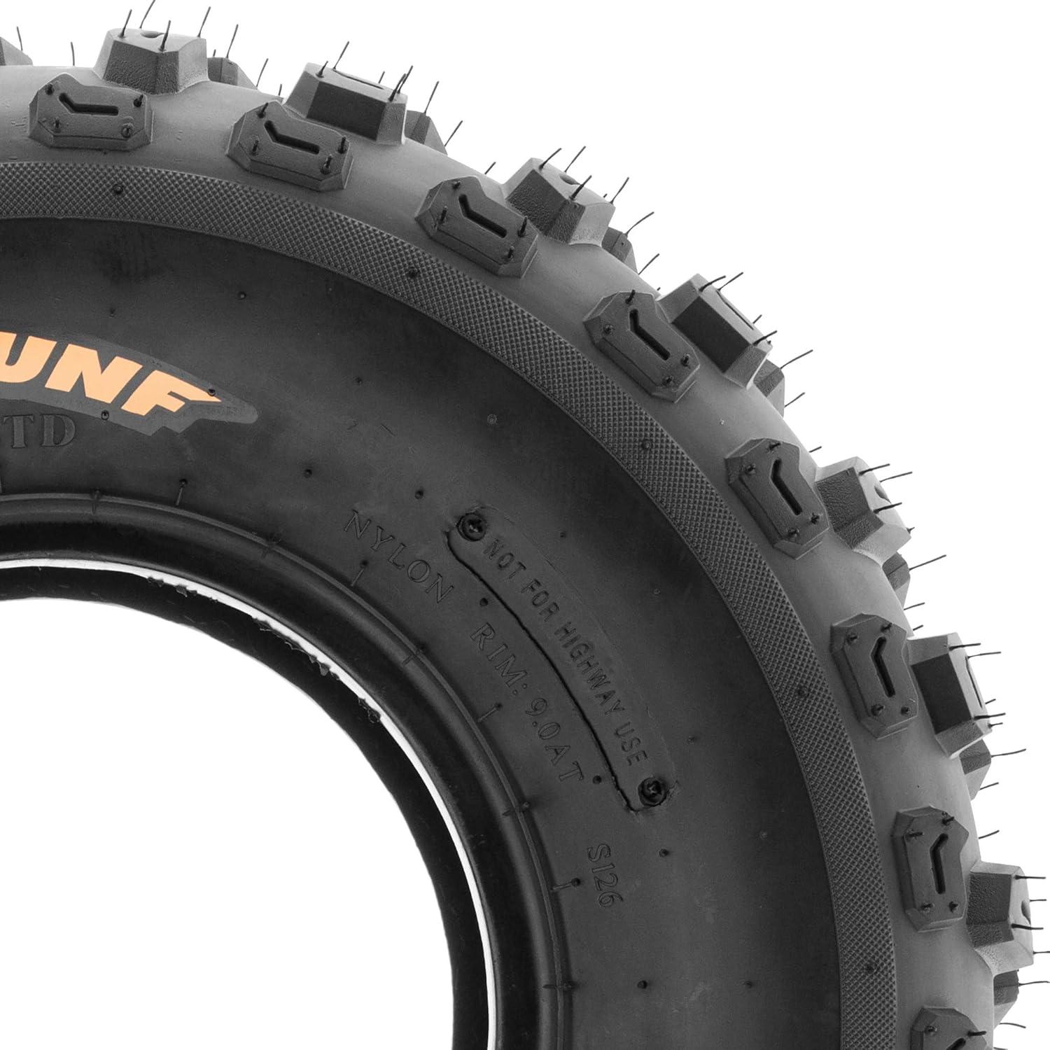 imageSet of 2 SunF A005 ATV UTV OffRoad Tires 18x1059 6PR Knobby Tread for TrailXCSport18x1059