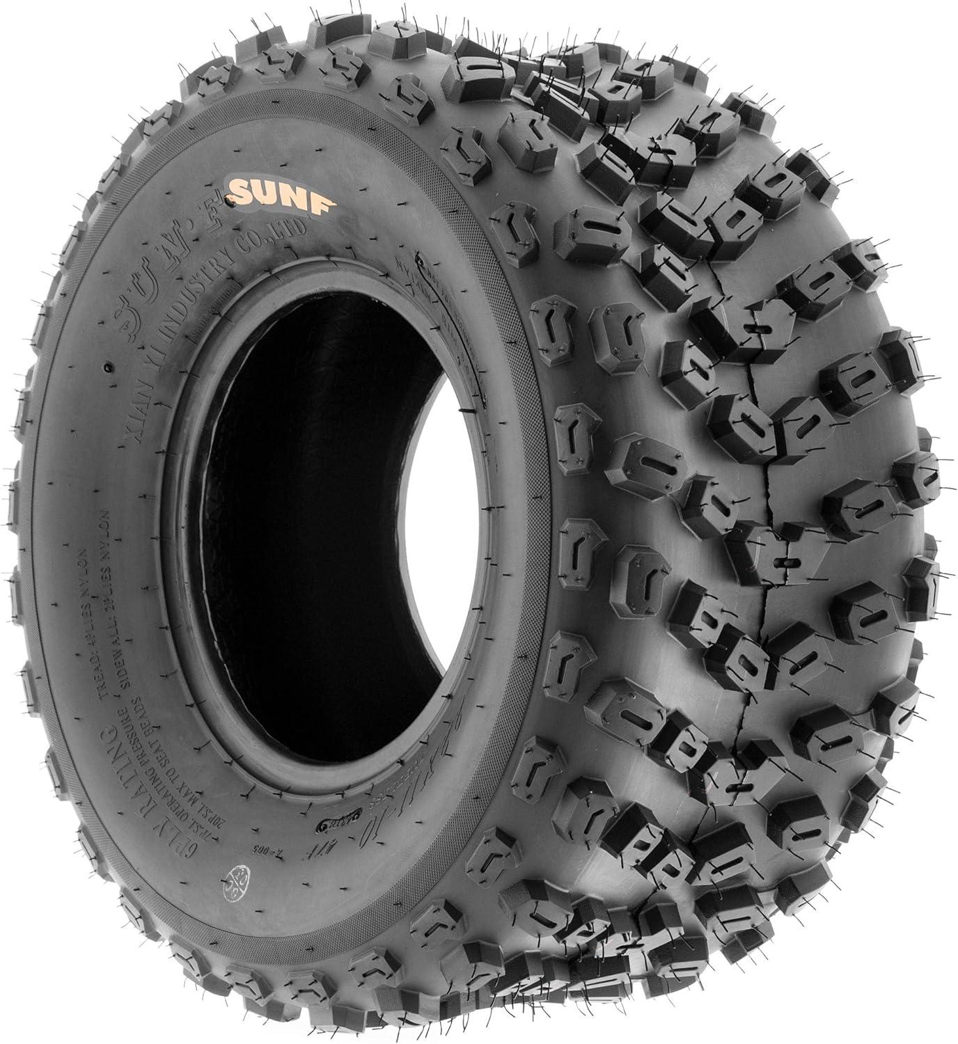 imageSet of 2 SunF A005 ATV UTV OffRoad Tires 18x1059 6PR Knobby Tread for TrailXCSport18x1059