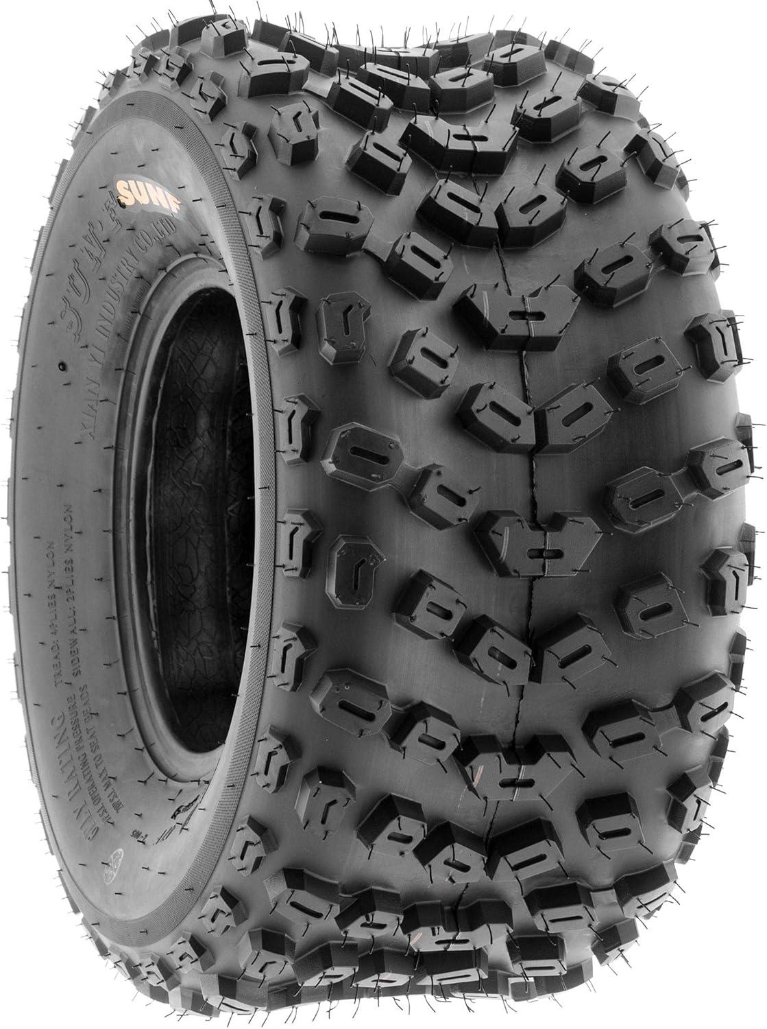 imageSet of 2 SunF A005 ATV UTV OffRoad Tires 18x1059 6PR Knobby Tread for TrailXCSport22x1110