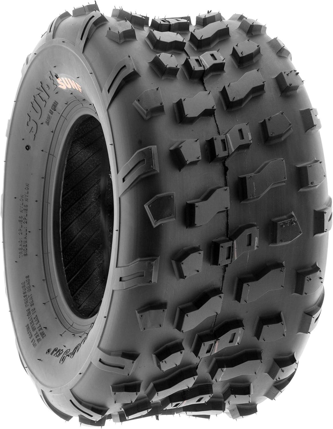 imageSet of 2 SunF A022 20x109 ATVUTV OffRoad Tires 6PR Knobby Tread