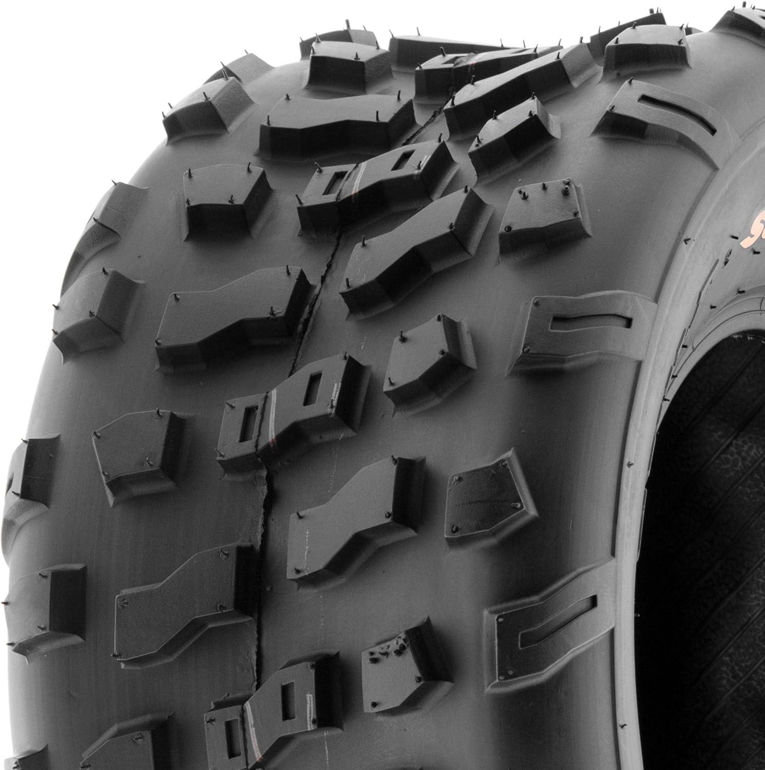 imageSet of 2 SunF A022 20x109 ATVUTV OffRoad Tires 6PR Knobby Tread