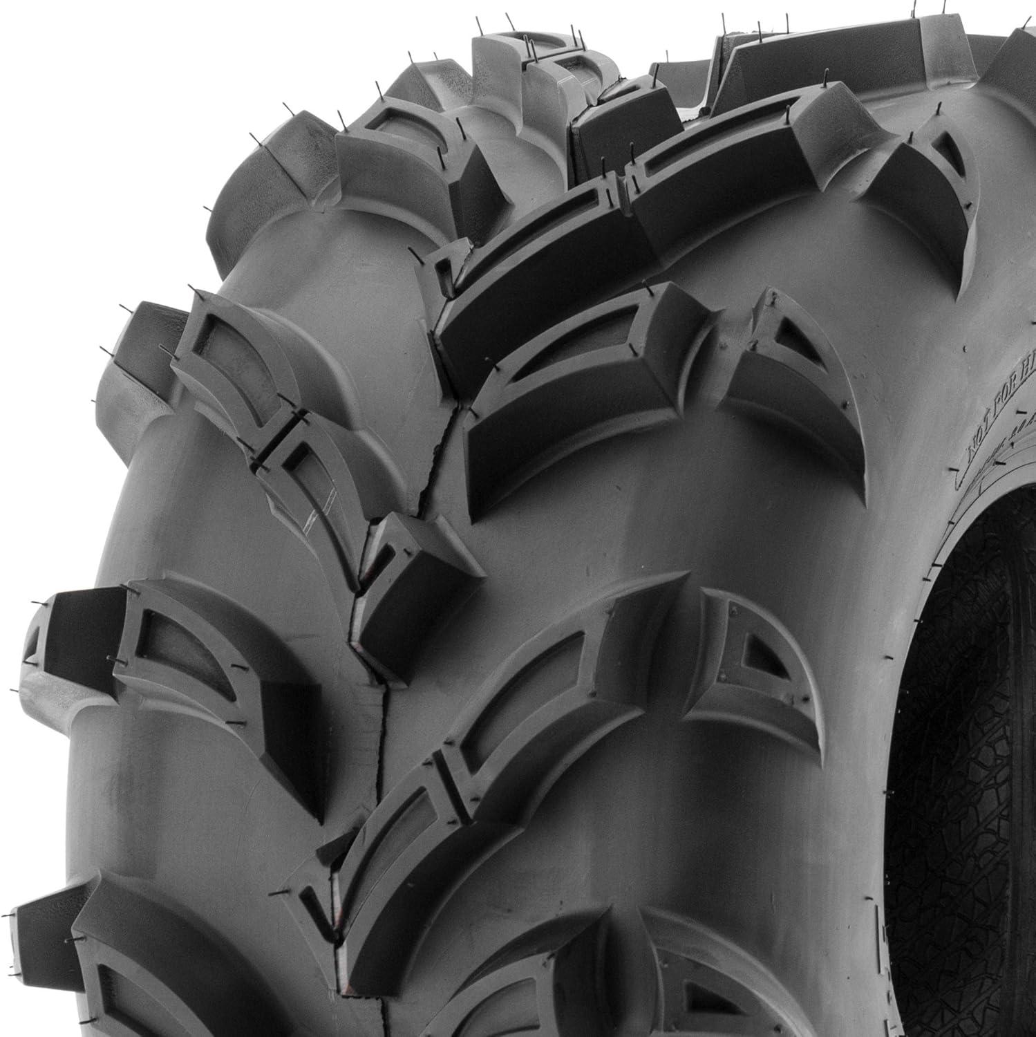 imageSet of 2 SunF A024 22x119 ATV UTV MudTrail Tires 6PR Deep Directional Tread22x119