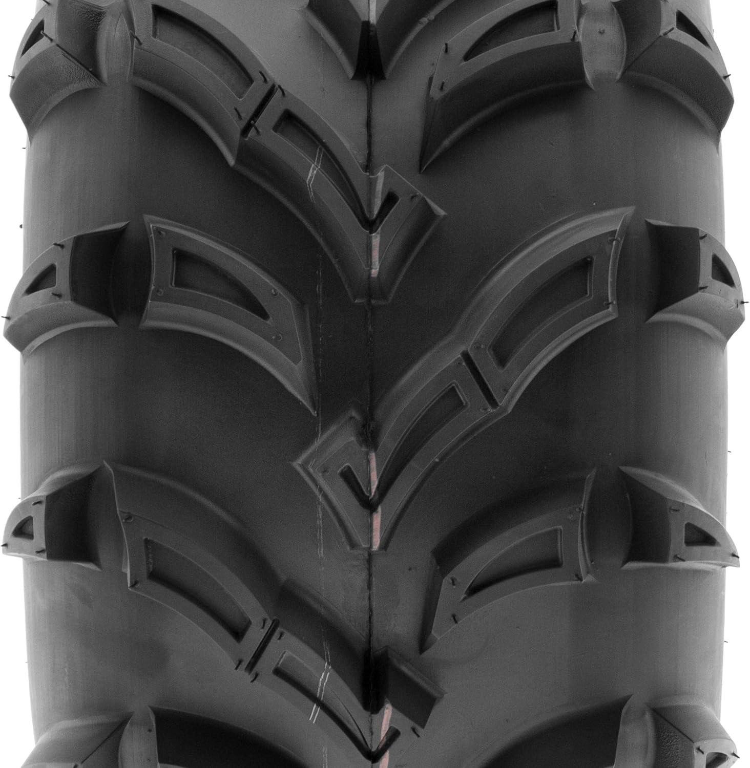 imageSet of 2 SunF A024 22x119 ATV UTV MudTrail Tires 6PR Deep Directional Tread22x119