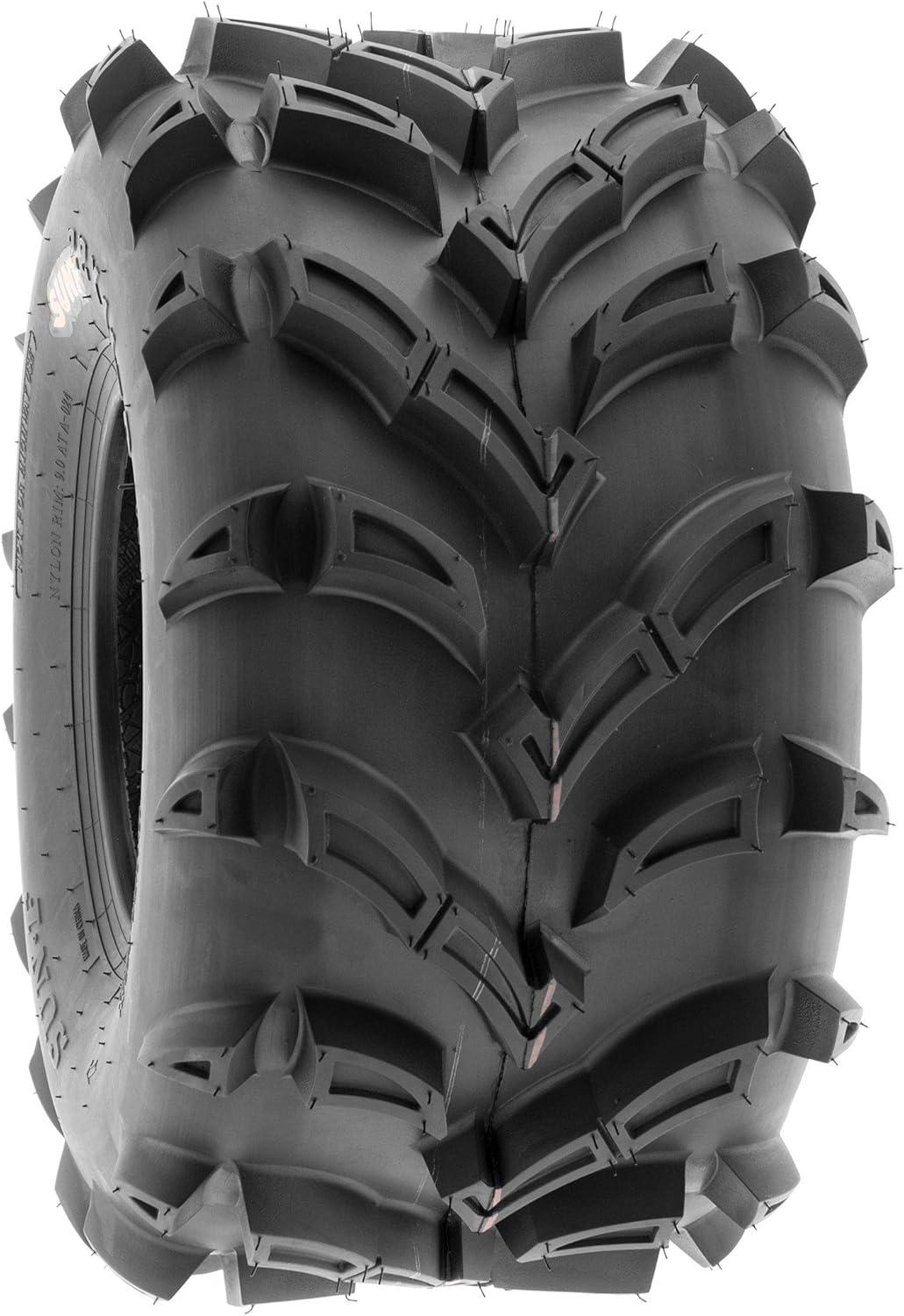 imageSet of 2 SunF A024 22x119 ATV UTV MudTrail Tires 6PR Deep Directional Tread22x119