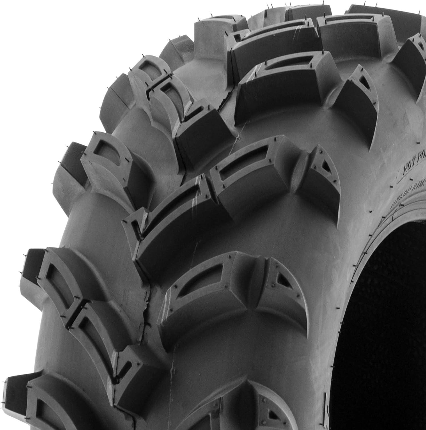 imageSet of 2 SunF A024 23x811 ATV UTV MudTrail Tires 6PR Deep Directional Tread