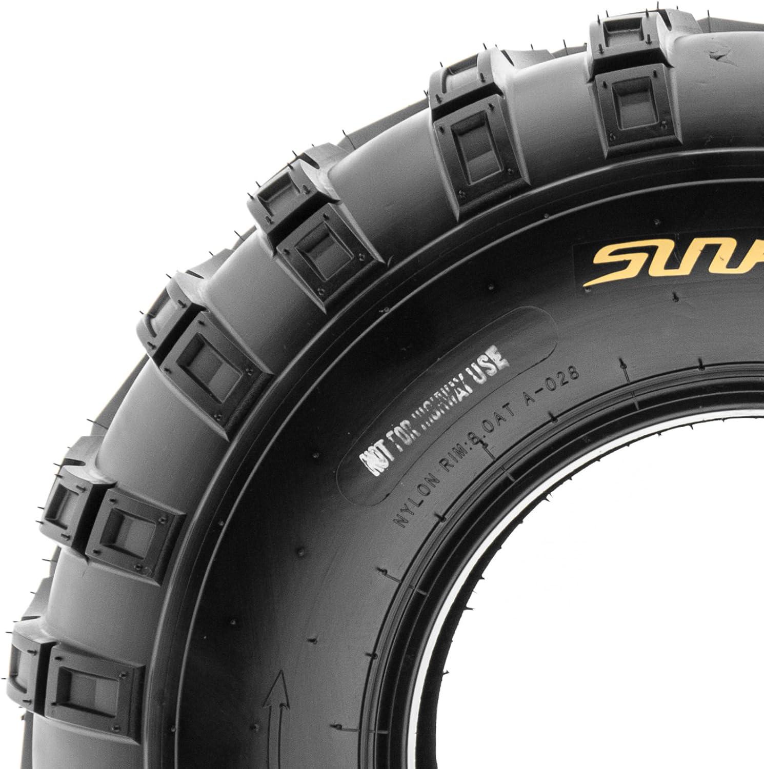 imageSet of 2 SunF A028 OffRoad ampamp Turf ATV UTV Cart Tires 22x1010 6PR Tubeless22x129