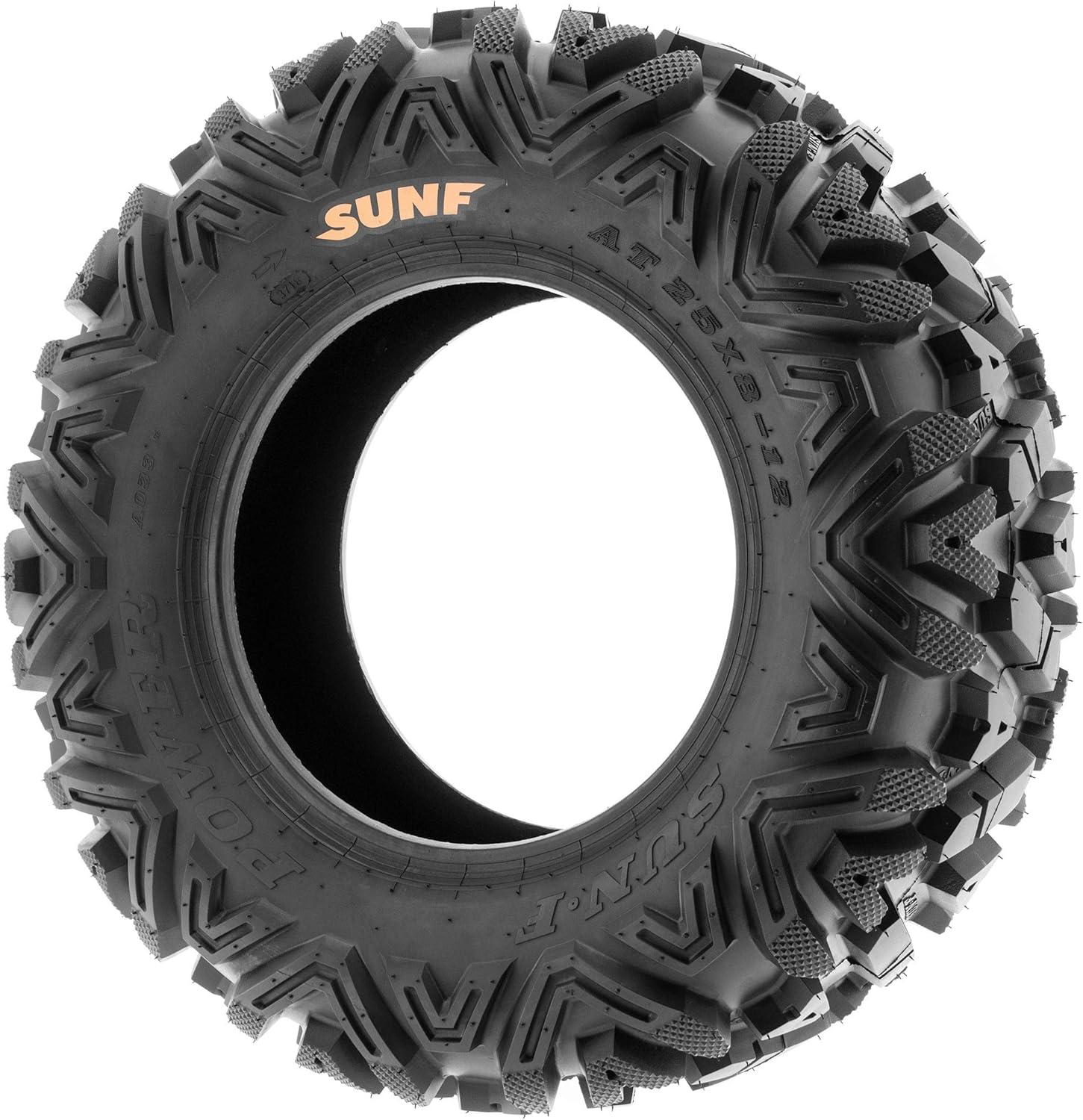 imageSet of 2 SunF A033 PowerI AT 22x712 ATV UTV OffRoad Tires AllTerrain 6 Ply Tubeless24x812