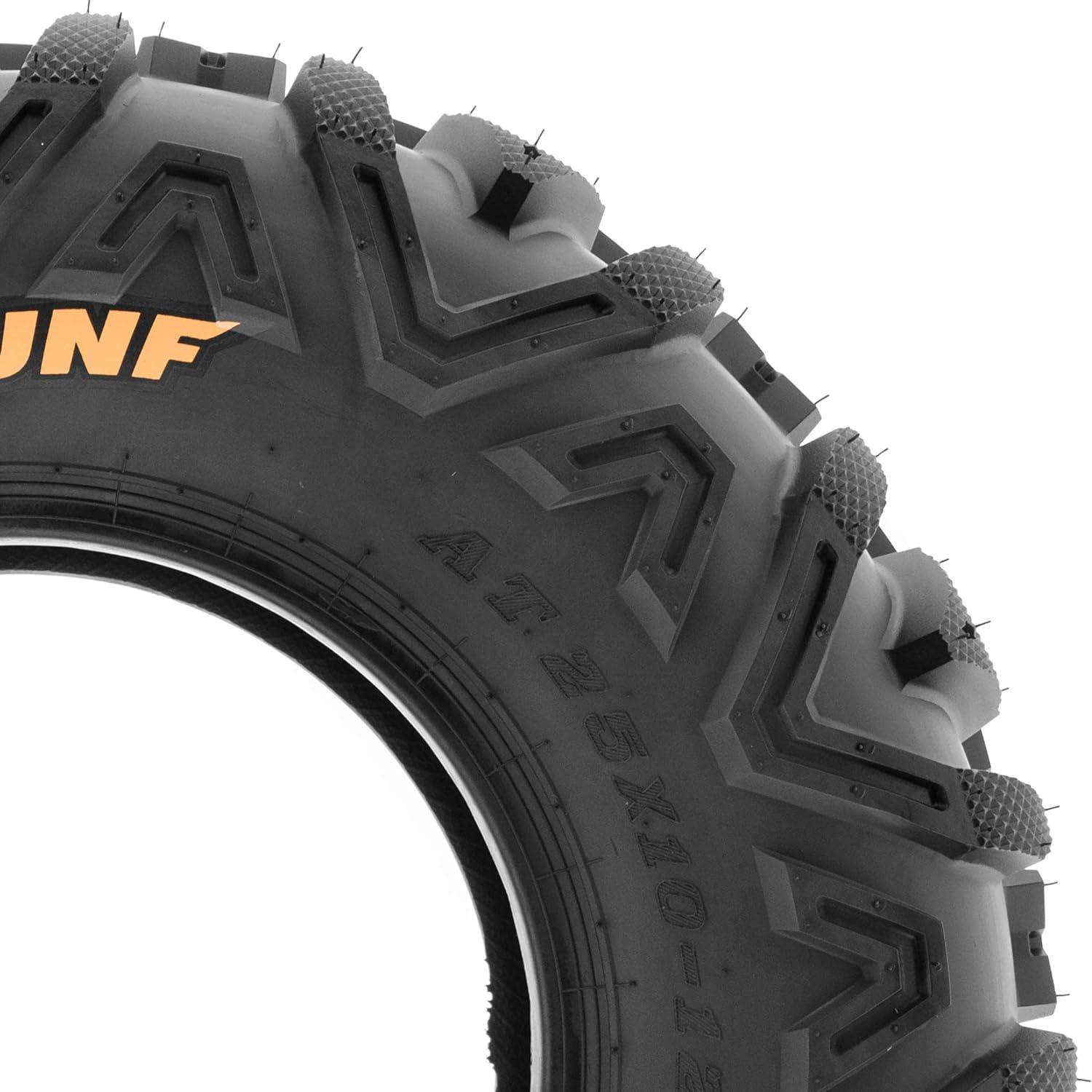 imageSet of 2 SunF A033 PowerI AT 22x712 ATV UTV OffRoad Tires AllTerrain 6 Ply Tubeless25x1012
