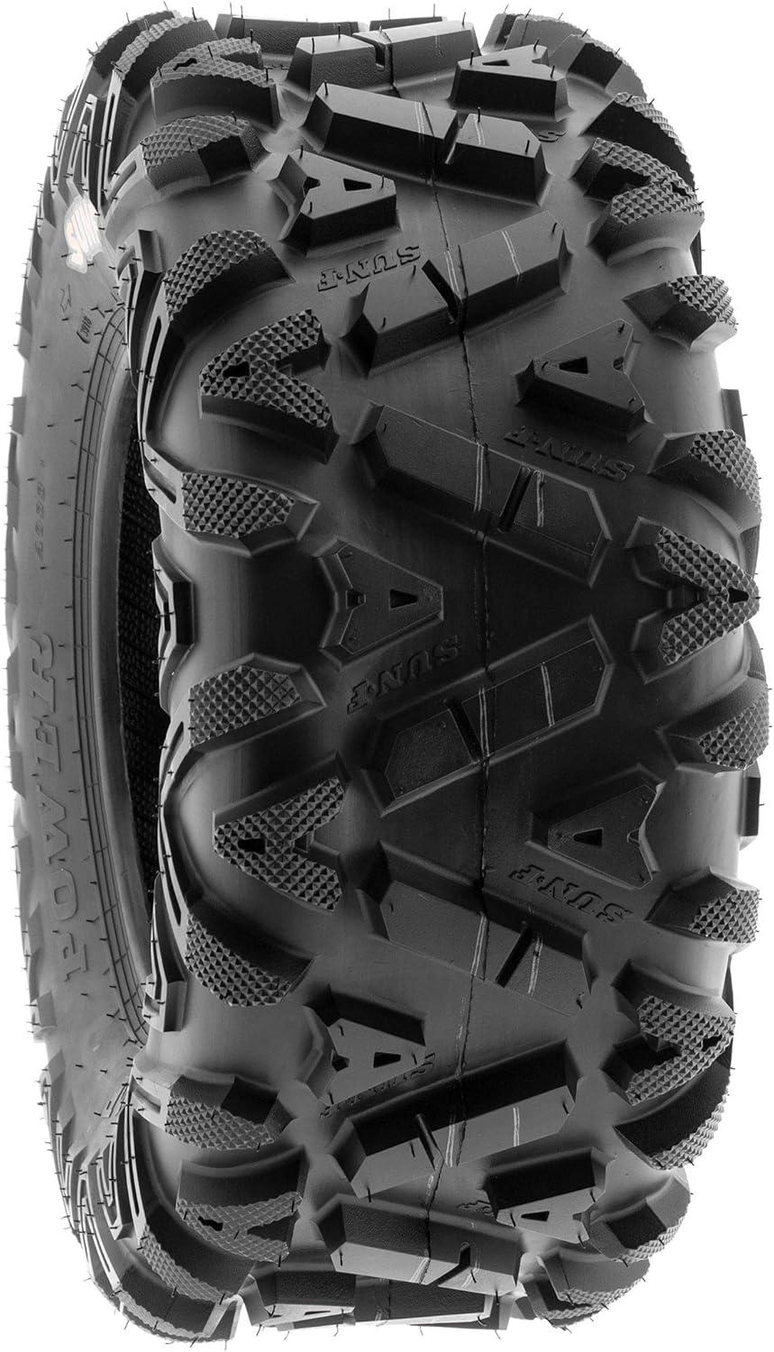 imageSet of 2 SunF A033 PowerI AT 22x712 ATV UTV OffRoad Tires AllTerrain 6 Ply Tubeless25x1012