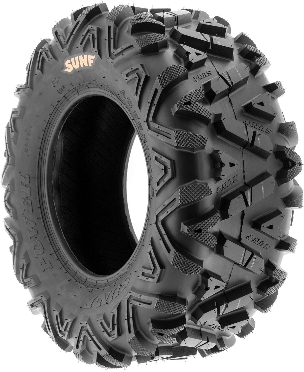 imageSet of 2 SunF A033 PowerI AT 22x712 ATV UTV OffRoad Tires AllTerrain 6 Ply Tubeless26x812