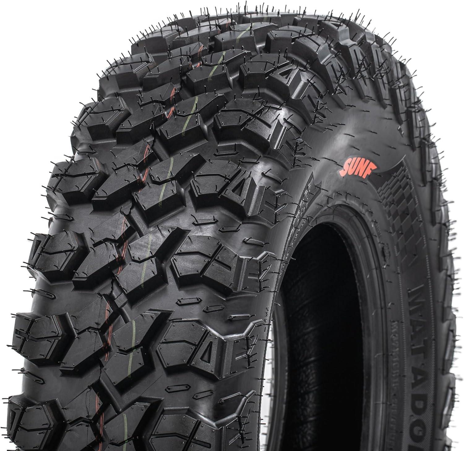 imageSet of 2 SunF A060 UTV AllTerrain Radial Tires 33x10R15 2559015 8 ply Tubeless