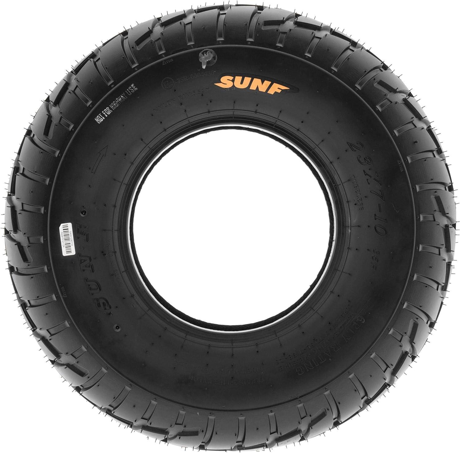 imageSet of 4 SunF 145706 14570x6 Quad ATV UTV 6 Ply Tires Tubeless A021145706  145706