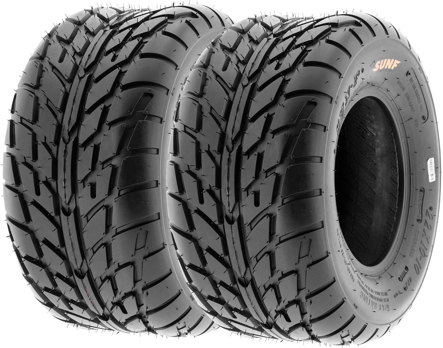 imageSet of 4 SunF 145706 14570x6 Quad ATV UTV 6 Ply Tires Tubeless A02119x78  18x958