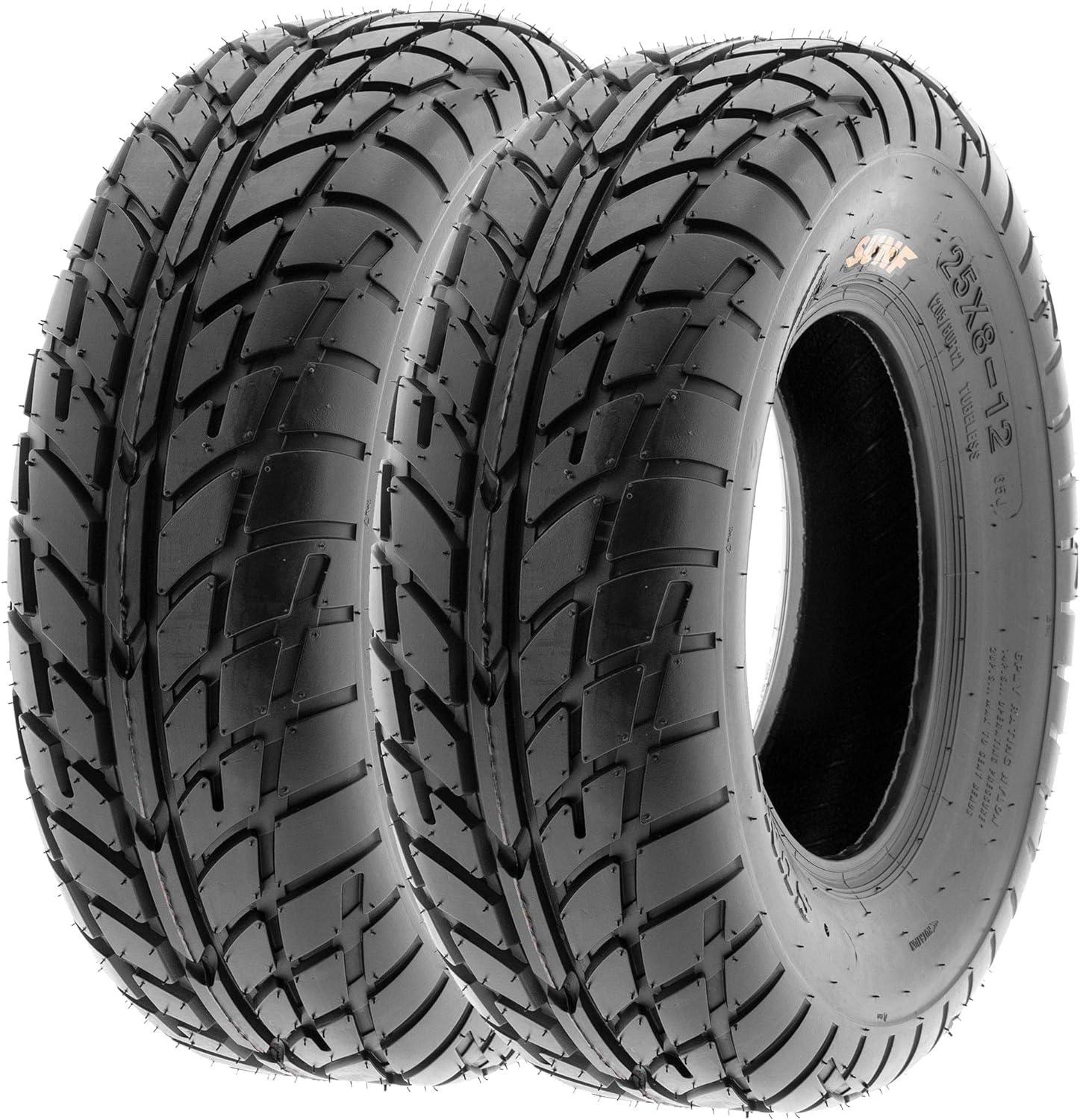 imageSet of 4 SunF 145706 14570x6 Quad ATV UTV 6 Ply Tires Tubeless A02125x812 25x1112