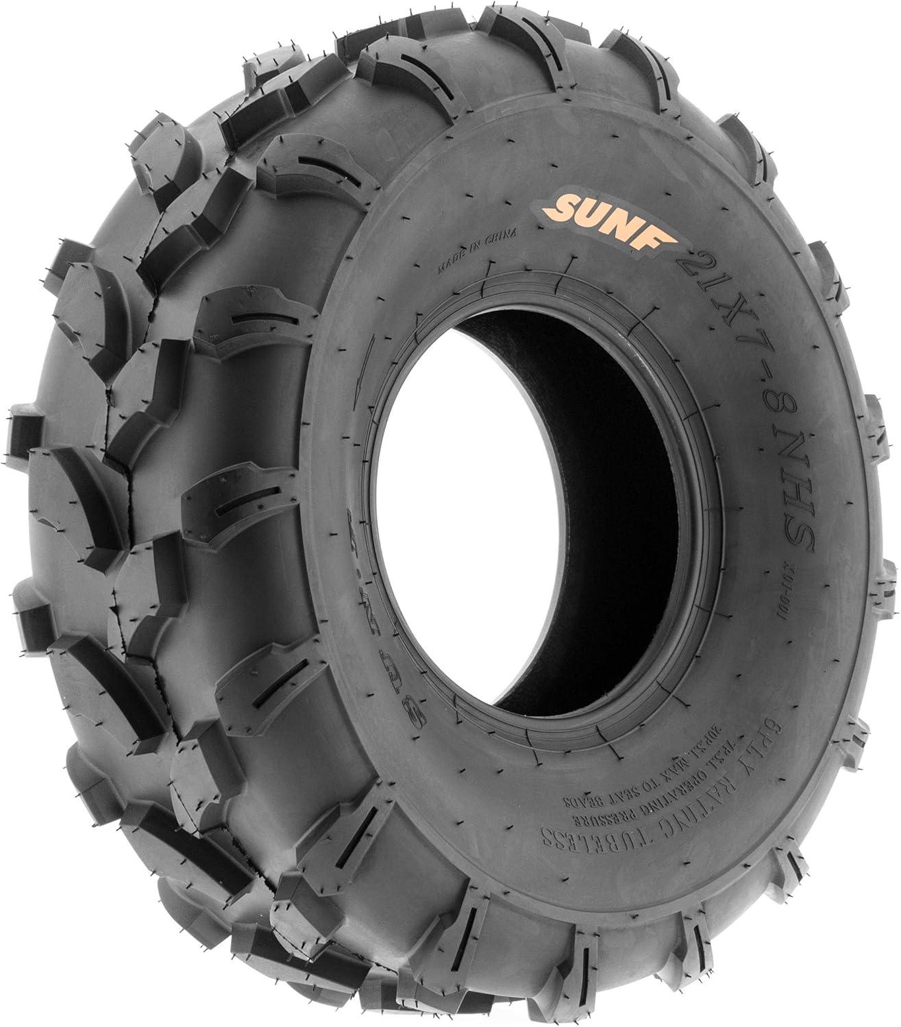 imageSet of 4 SunF A003 OffRoad 18x78 Front ampamp 18x958 Rear ATV UTV LawnMower Tires 6 PR Tubeless18x78 X4