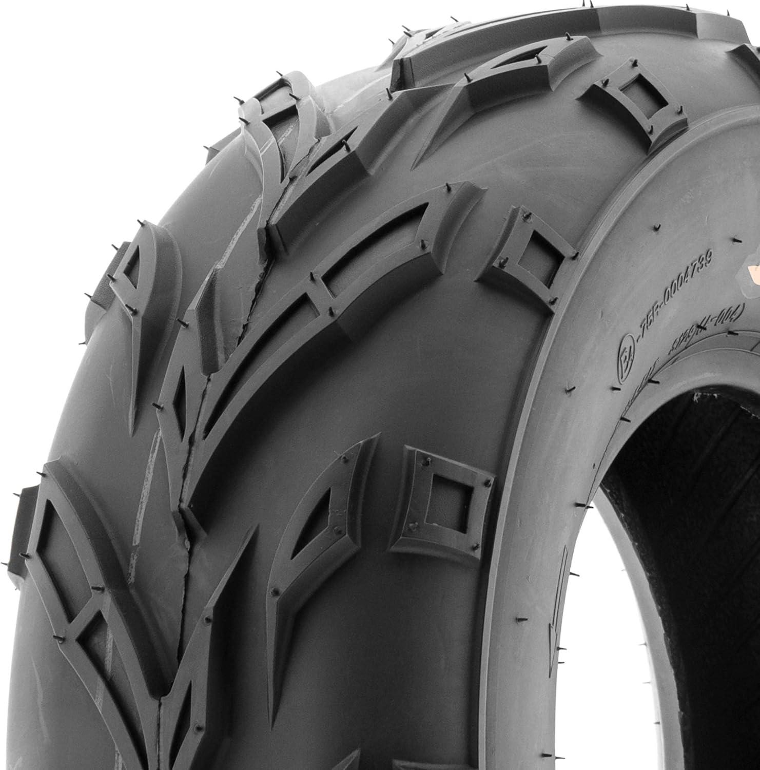 imageSet of 4 SunF A004 GoKart ATV Tires 145706 Front ampamp 145706 Rear all terrain 6 PR Tubeless16x68