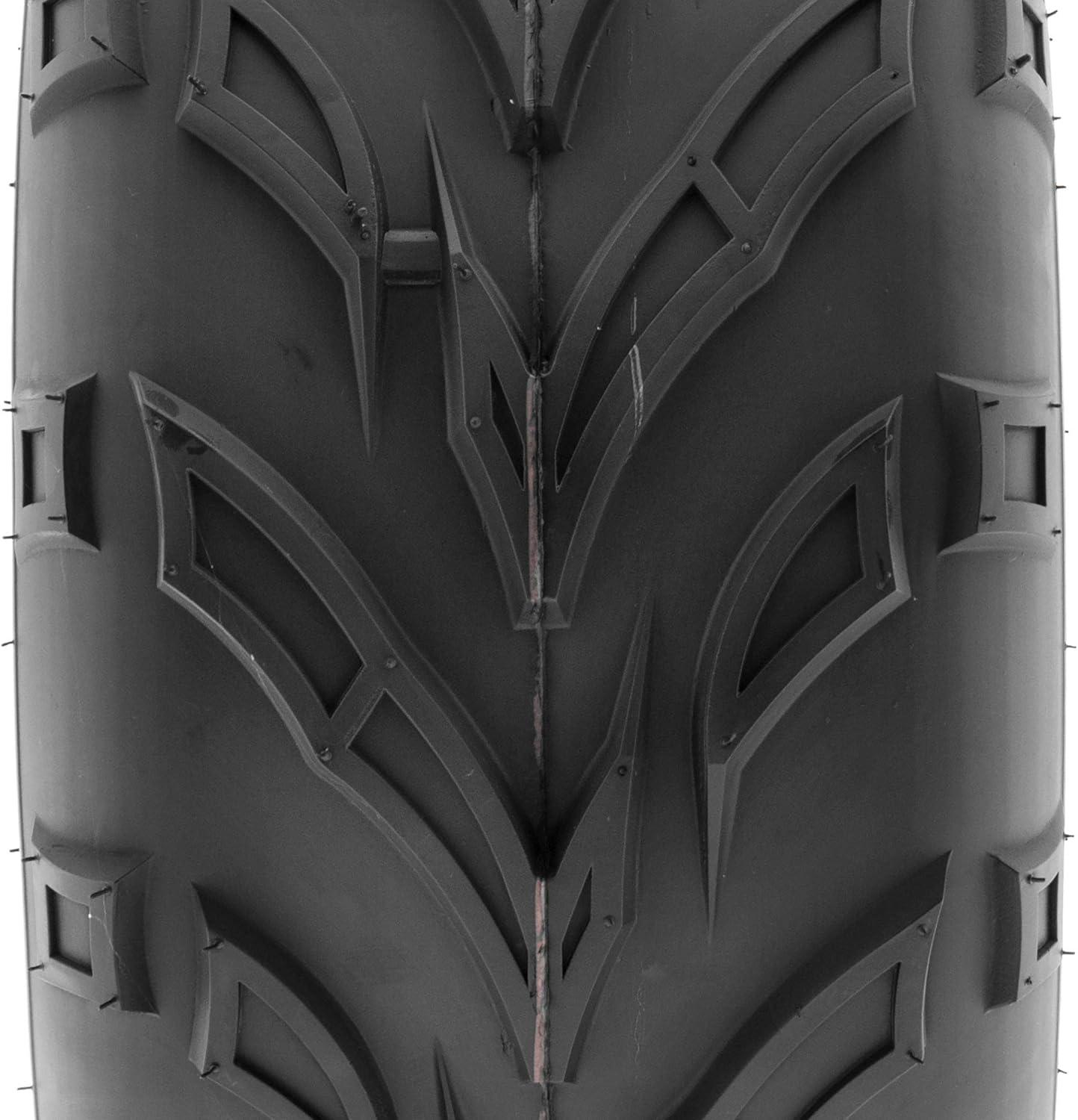 imageSet of 4 SunF A004 GoKart ATV Tires 145706 Front ampamp 145706 Rear all terrain 6 PR Tubeless16x87