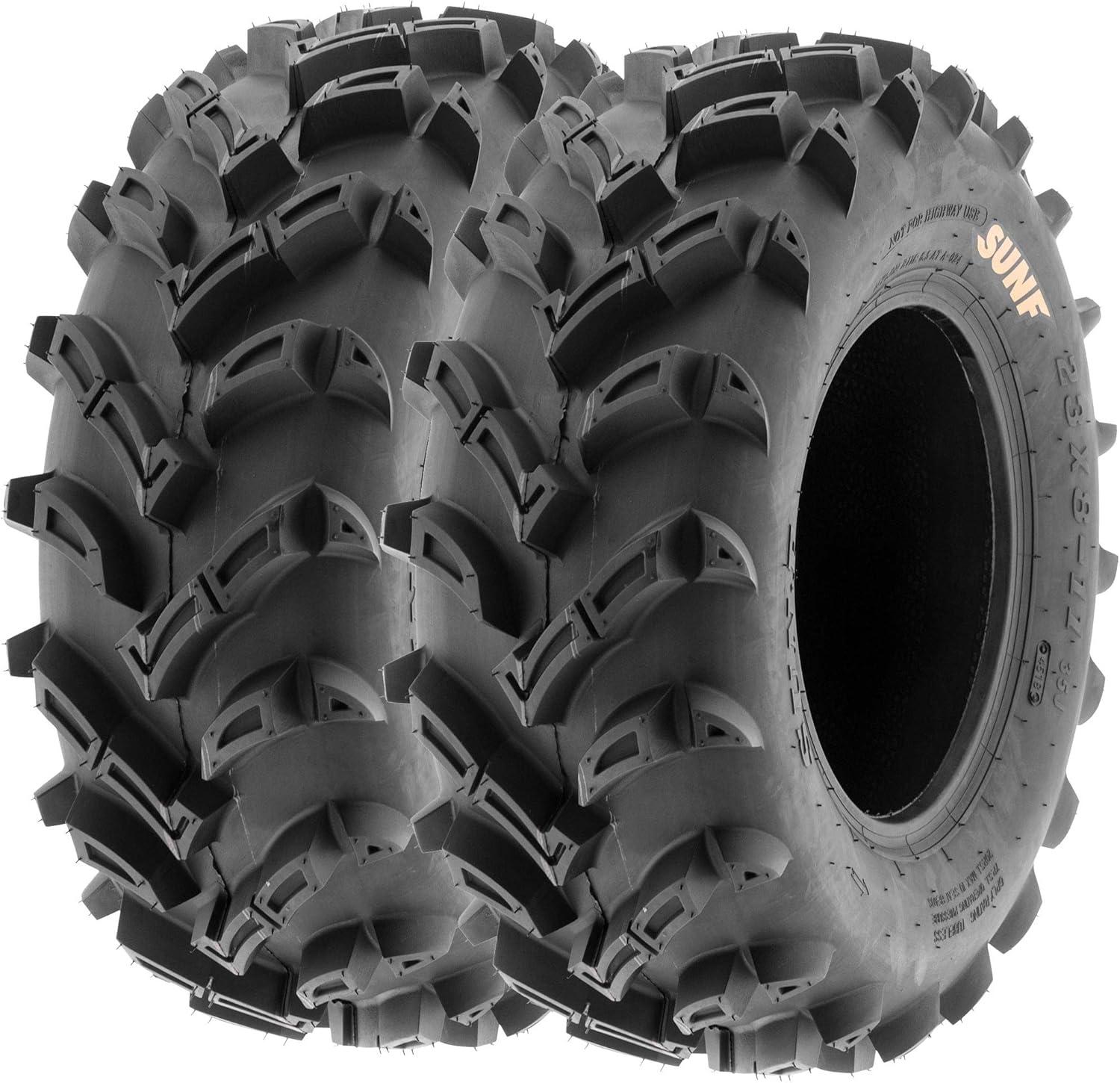 imageSet of 4 SunF A024 ATMudTrail ATV UTV 23x811 Front ampamp 22x119 Rear offroad Tires 6 PR Tubeless23x811  22x119
