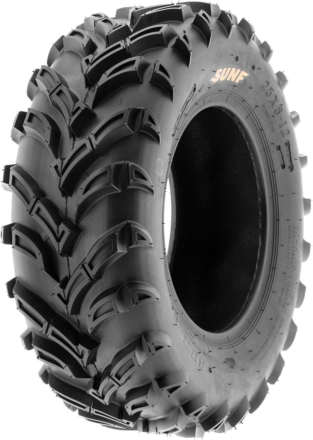 imageSet of 4 SunF A024 ATMudTrail ATV UTV 23x811 Front ampamp 22x119 Rear offroad Tires 6 PR Tubeless25x812  25x1012