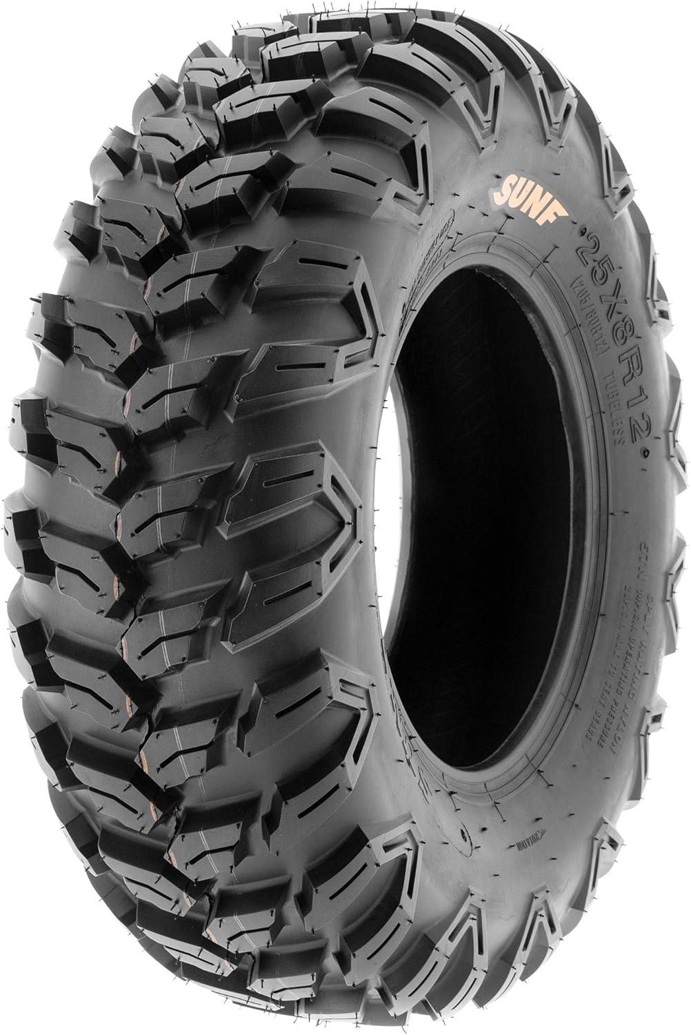 imageSet of 4 SunF A043 XC Racing ATV UTV Radial Sport Tires 26x9R14 Front ampamp 26x11R14 Rear 6PR AllTerrain OffRoad ampamp Track26x9R12  26x11R12