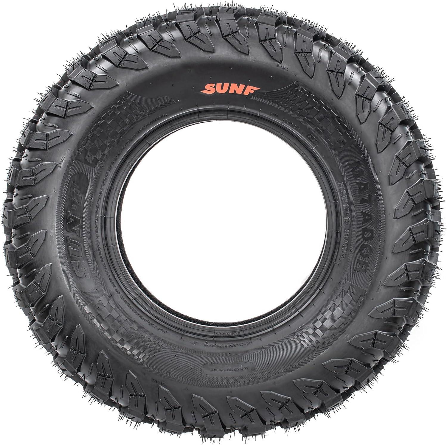 imageSet of 4 SunF A060 UTV AllTerrain Radial Tires 33x10R15 2559015 8 ply Tubeless