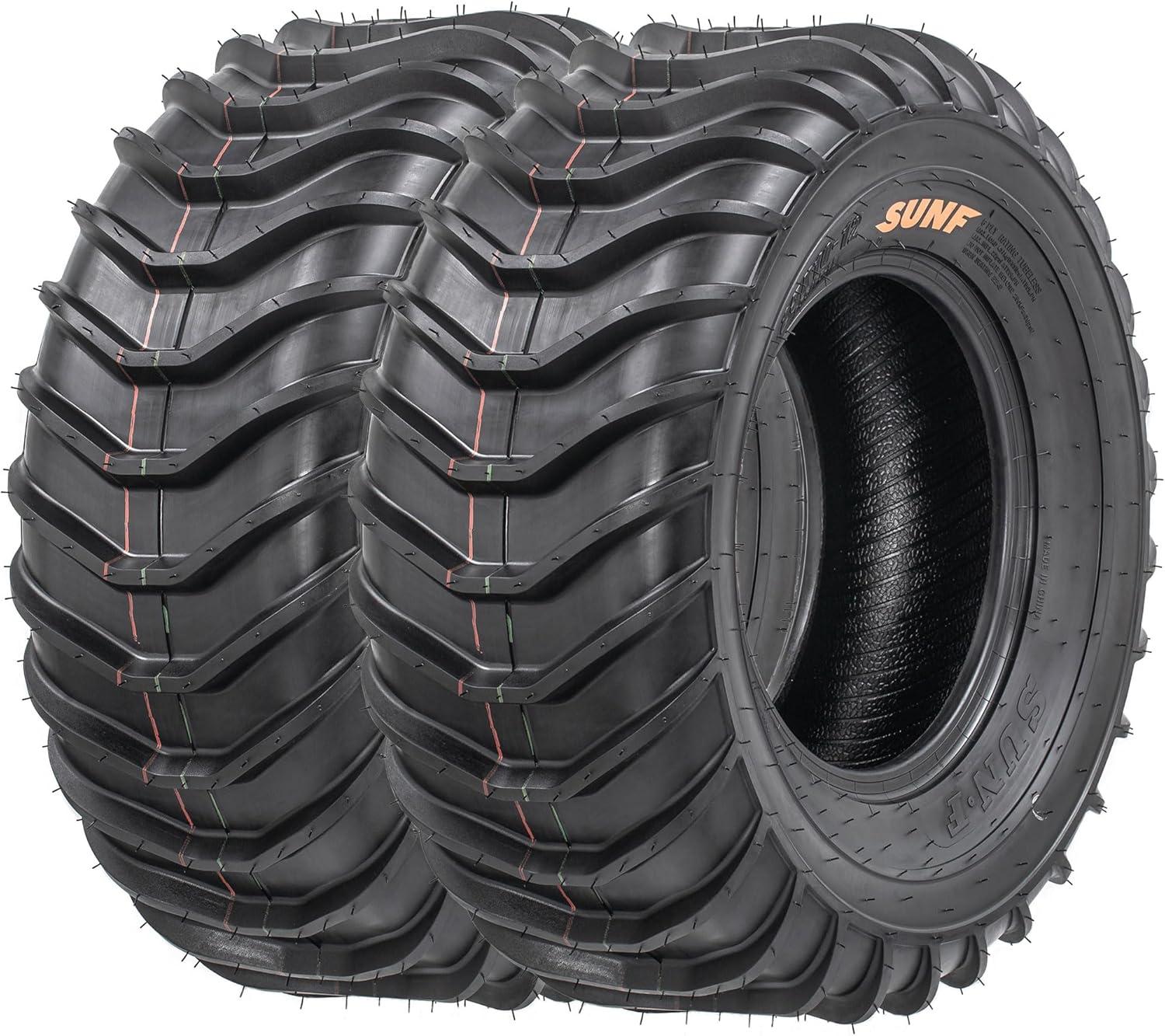 imageSet of 4 SunF ATV UTV Mud Sand Race Tires 25x1012 25x10x12 6PR Tubeless A061