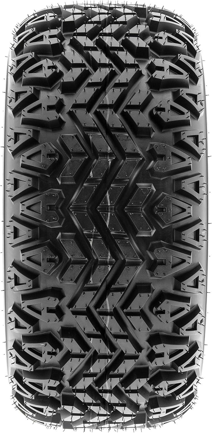 imageSet of 4 SunF G003 allterrain 22x1110 Front ampamp 22x1110 Rear ATV UTV GolfCart Turf Trail Tires 4 Ply Rims NOT included