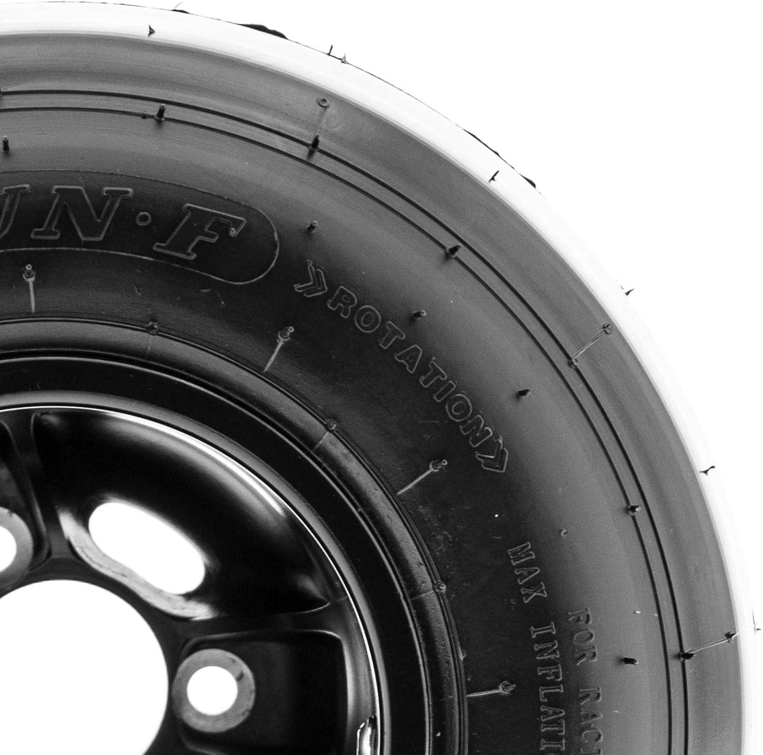 imageSunF 11x7105 Go Kart Tire 11x710x5 Race 4 PR K001  PAIR of 2