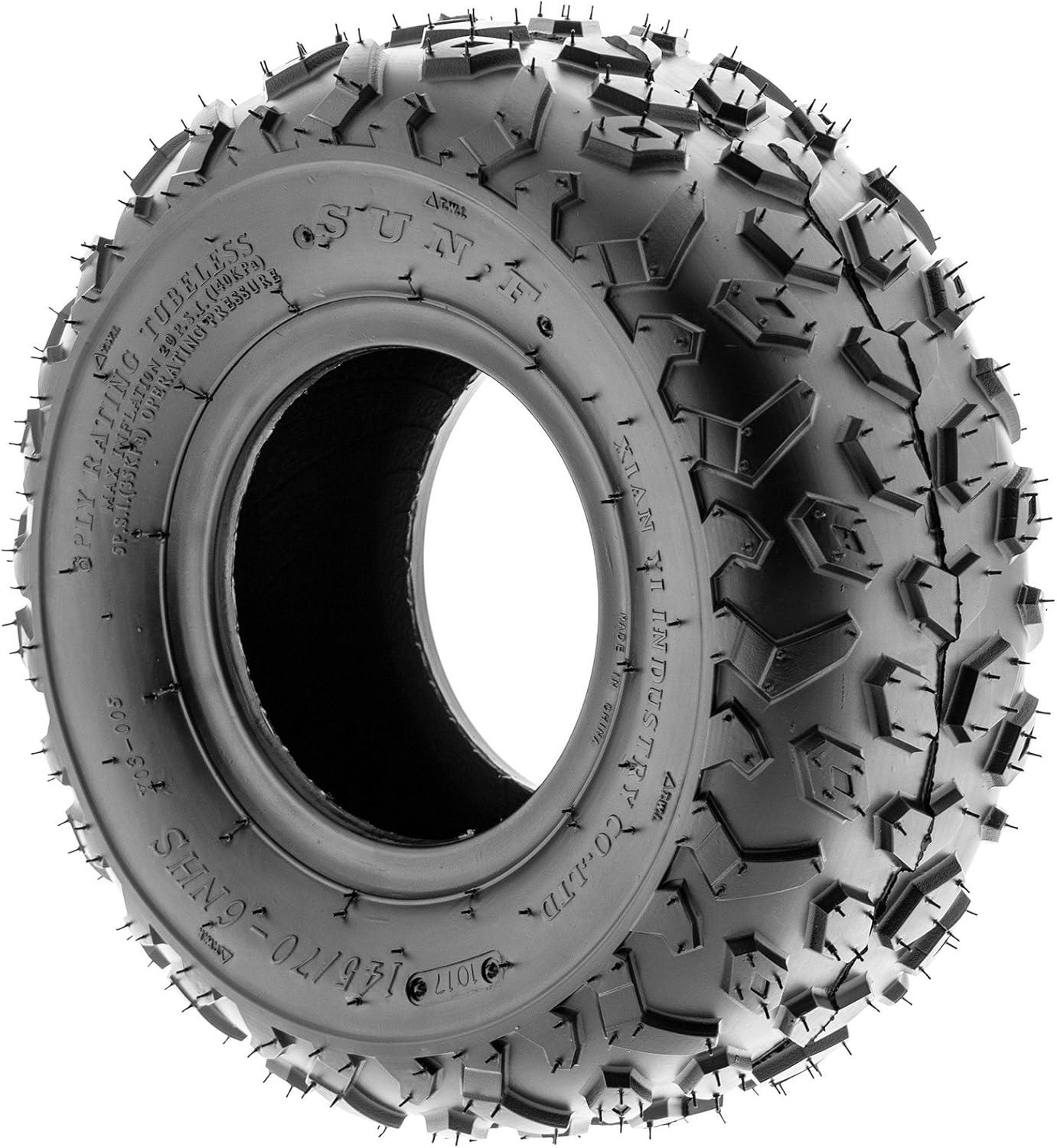 imageSunF 145706 14570x6 ATV UTV Tires 6 PR Tubeless A014 Set of 2