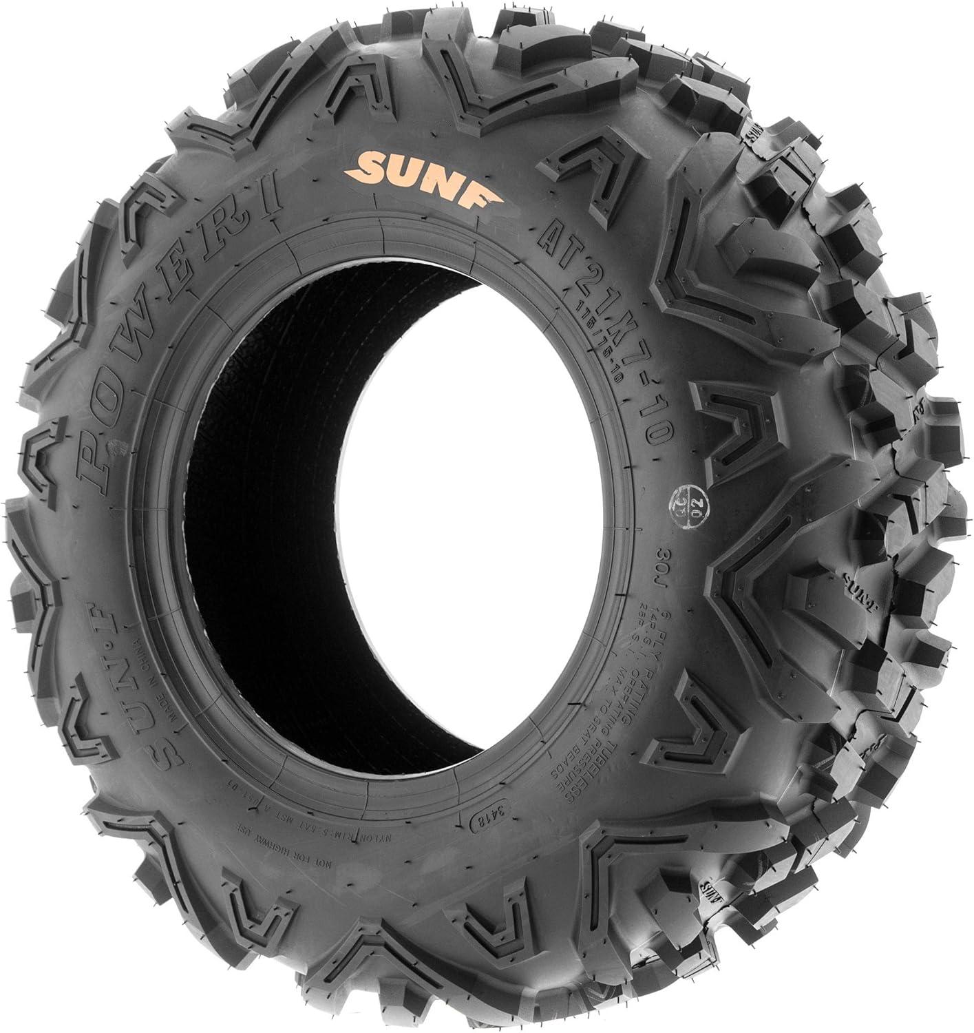 imageSunF 145706 14570x6 All Terrain Tire ATV UTV 6 PR Tubeless  A051 POWER II